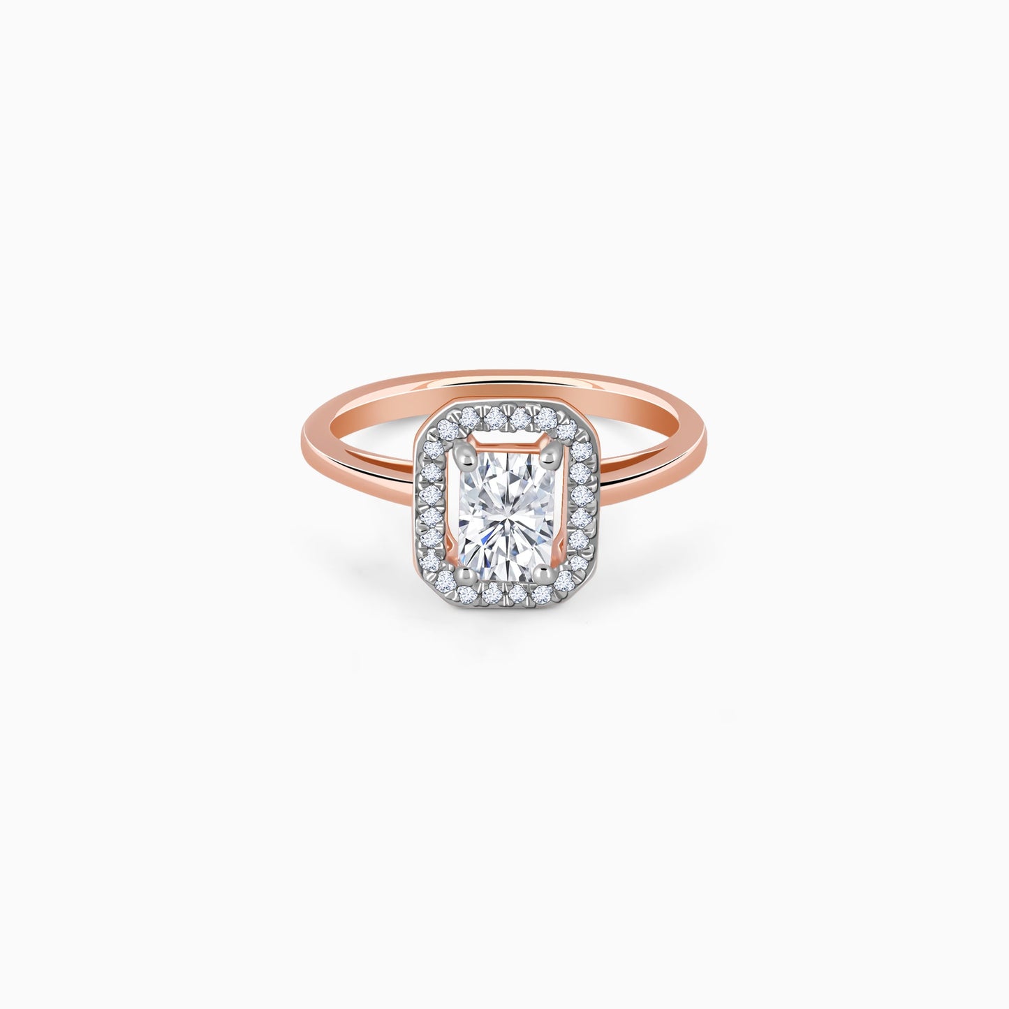 Rose Gold Magnum Solitaire Diamond Ring