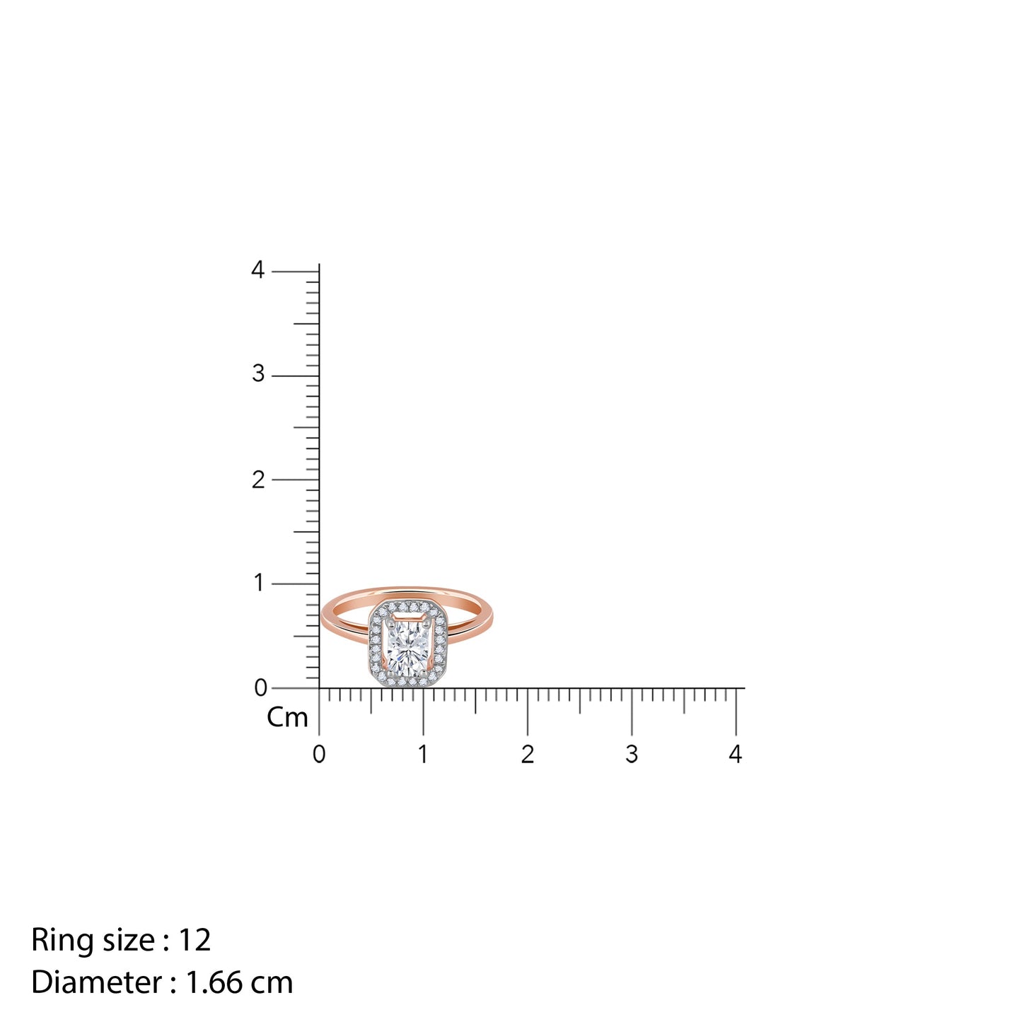 Rose Gold Magnum Solitaire Diamond Ring