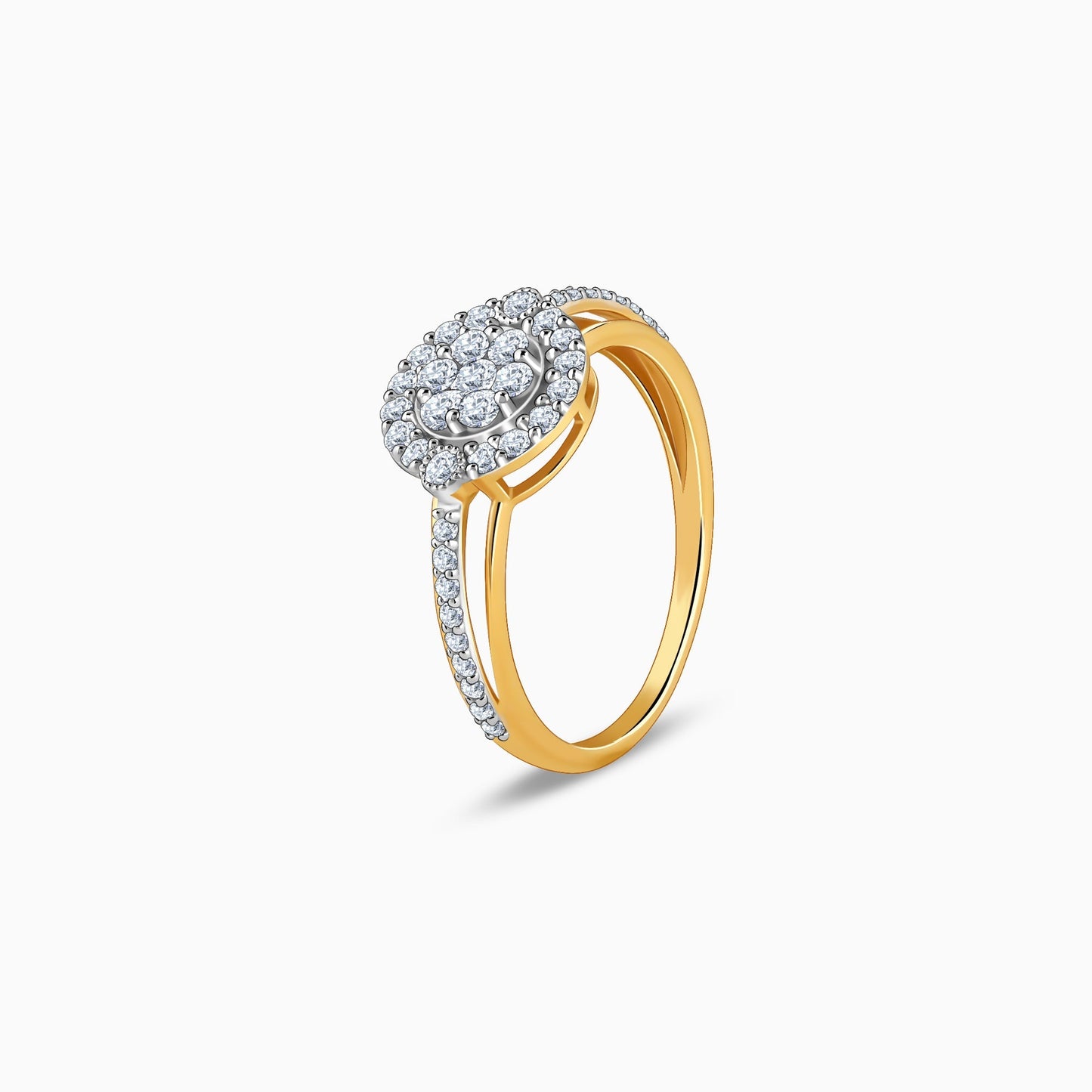 Gold Epireal Diamond Ring