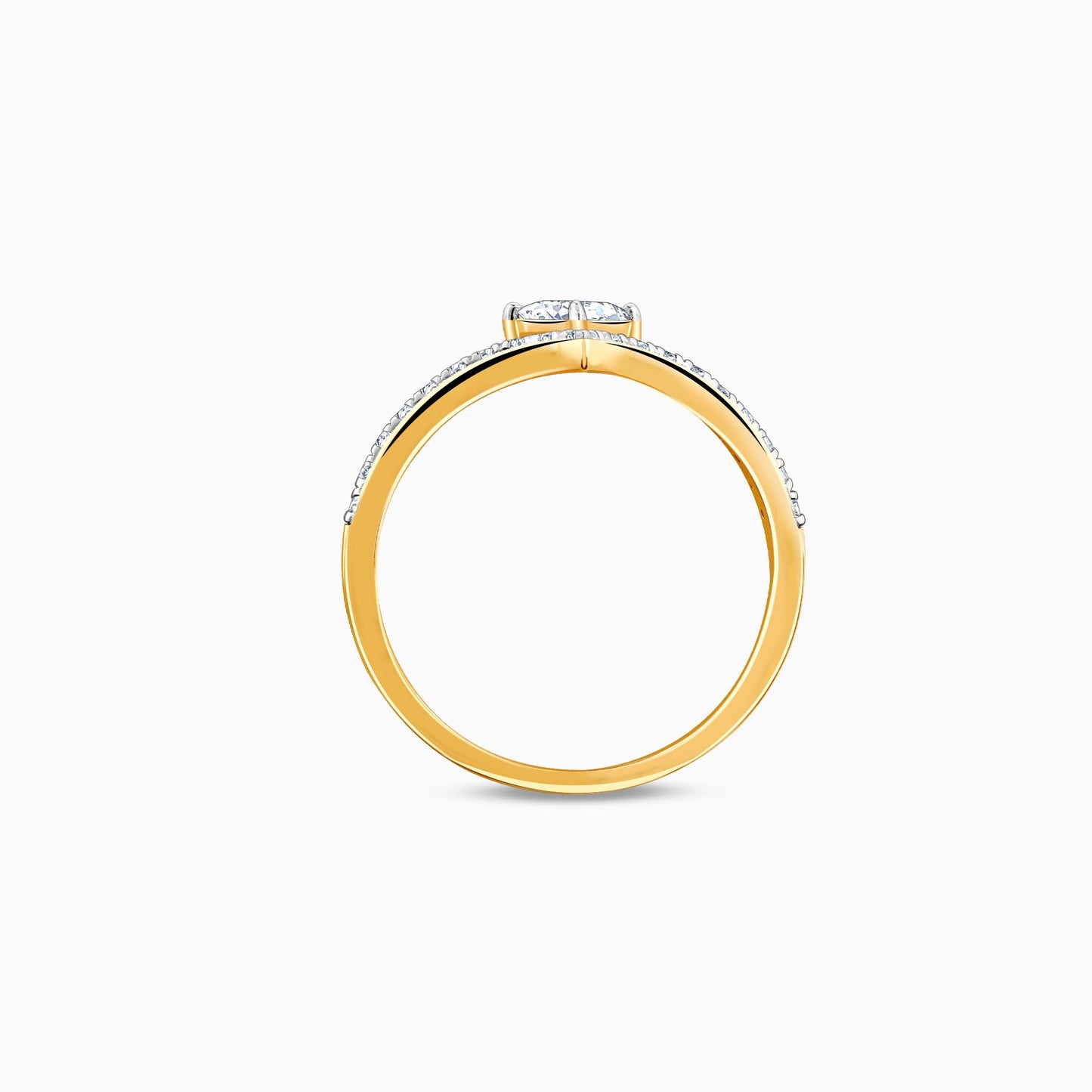 Gold Enigma Layered Diamond Ring
