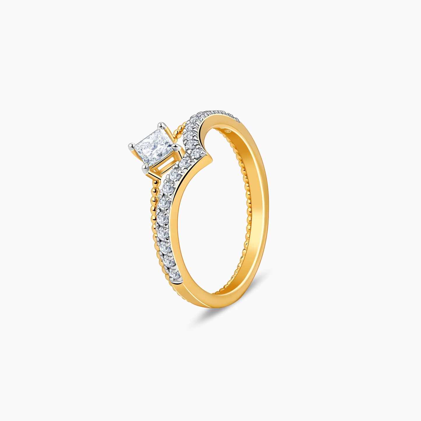 Gold Enigma Layered Diamond Ring