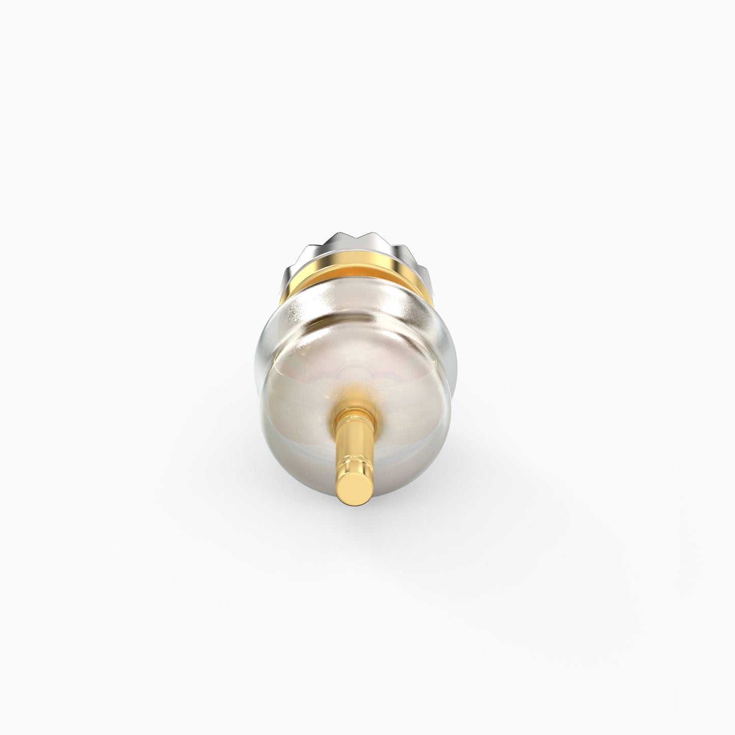 Gold Classic Diamond Stud Earrings