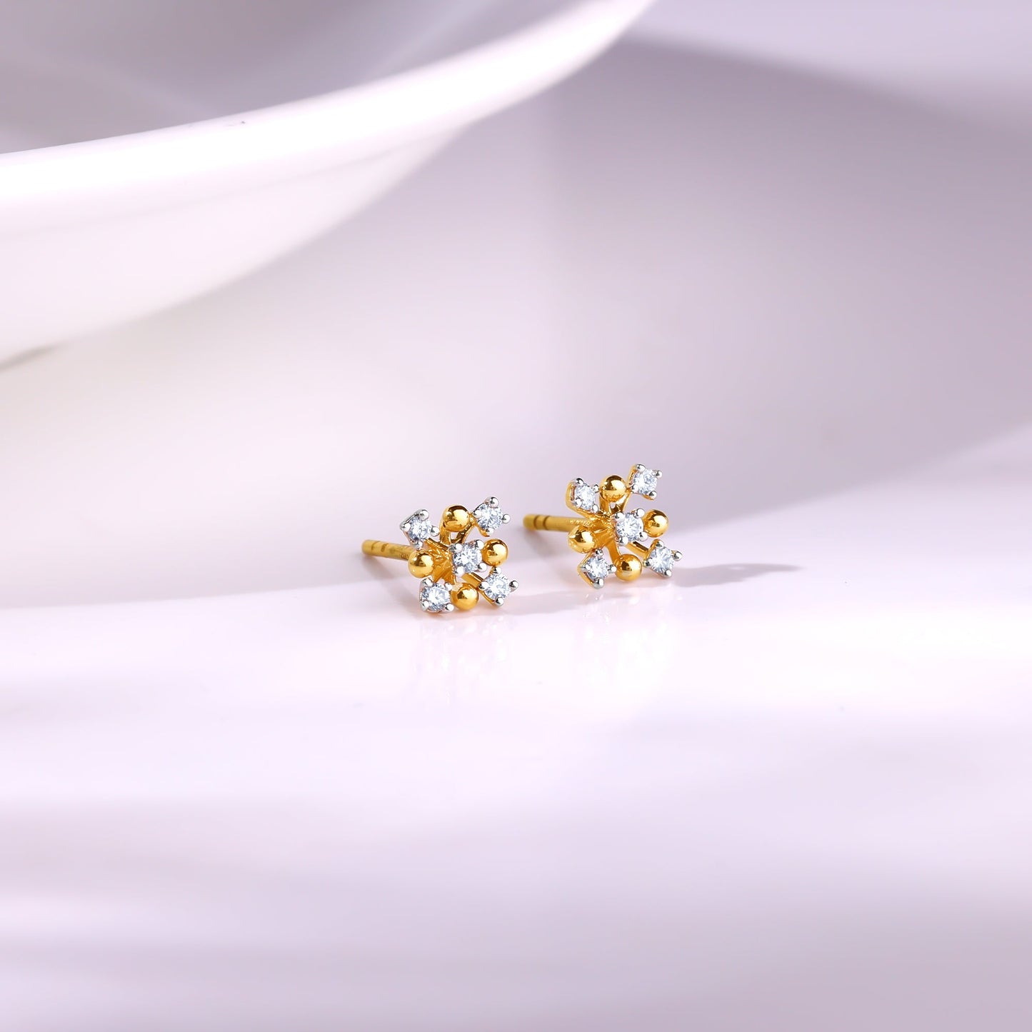Gold Addie Diamond Earrings