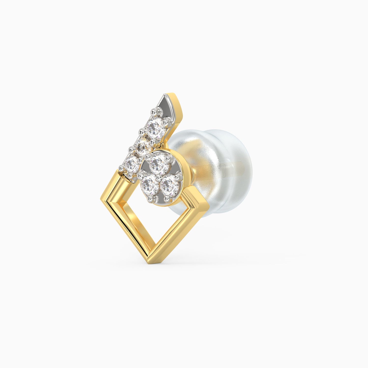 Gold Querida Diamond Earrings