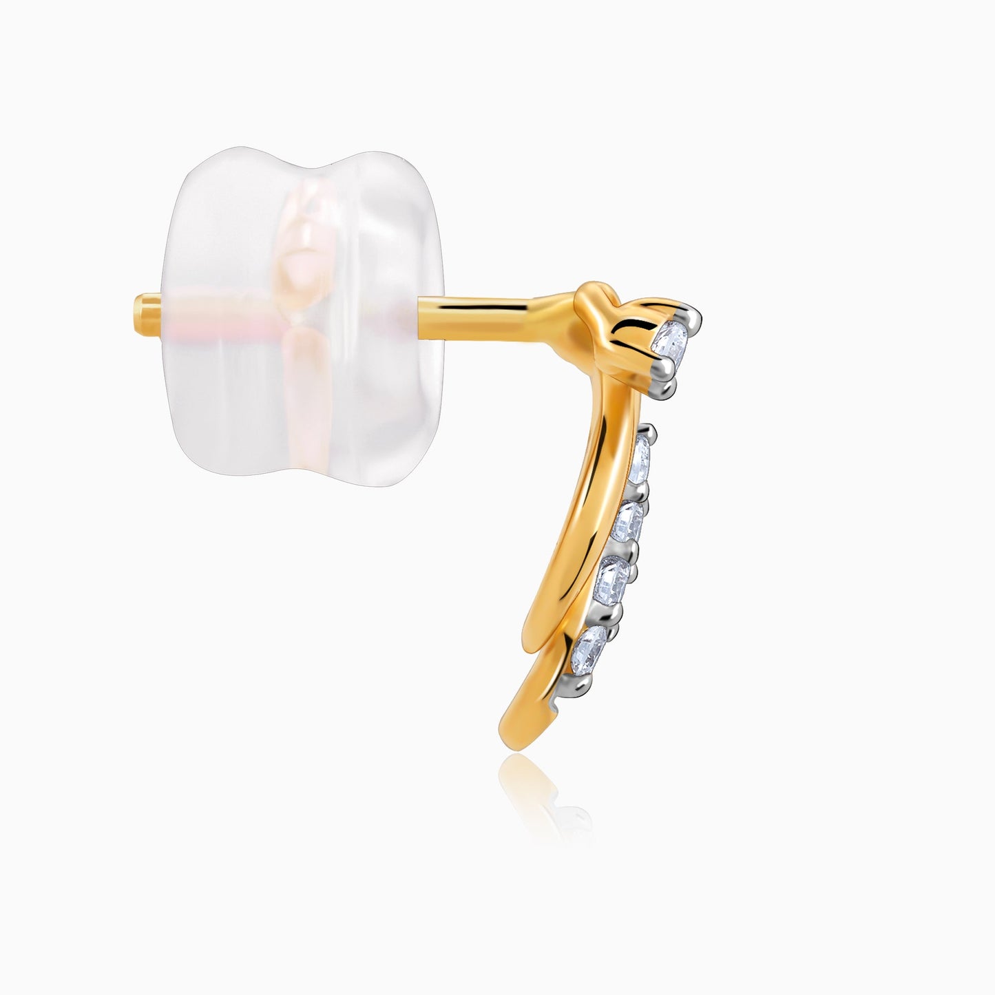 Gold Sway Diamond Earrings