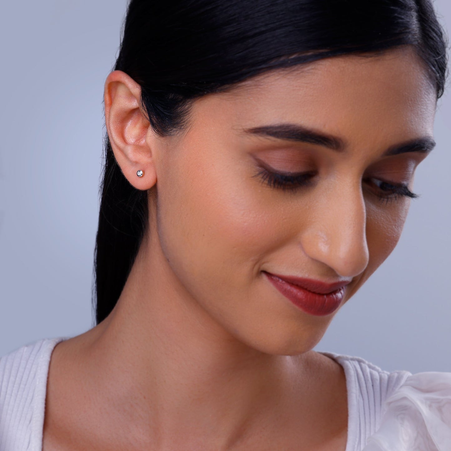 Gold Mimo Diamond Stud Earrings