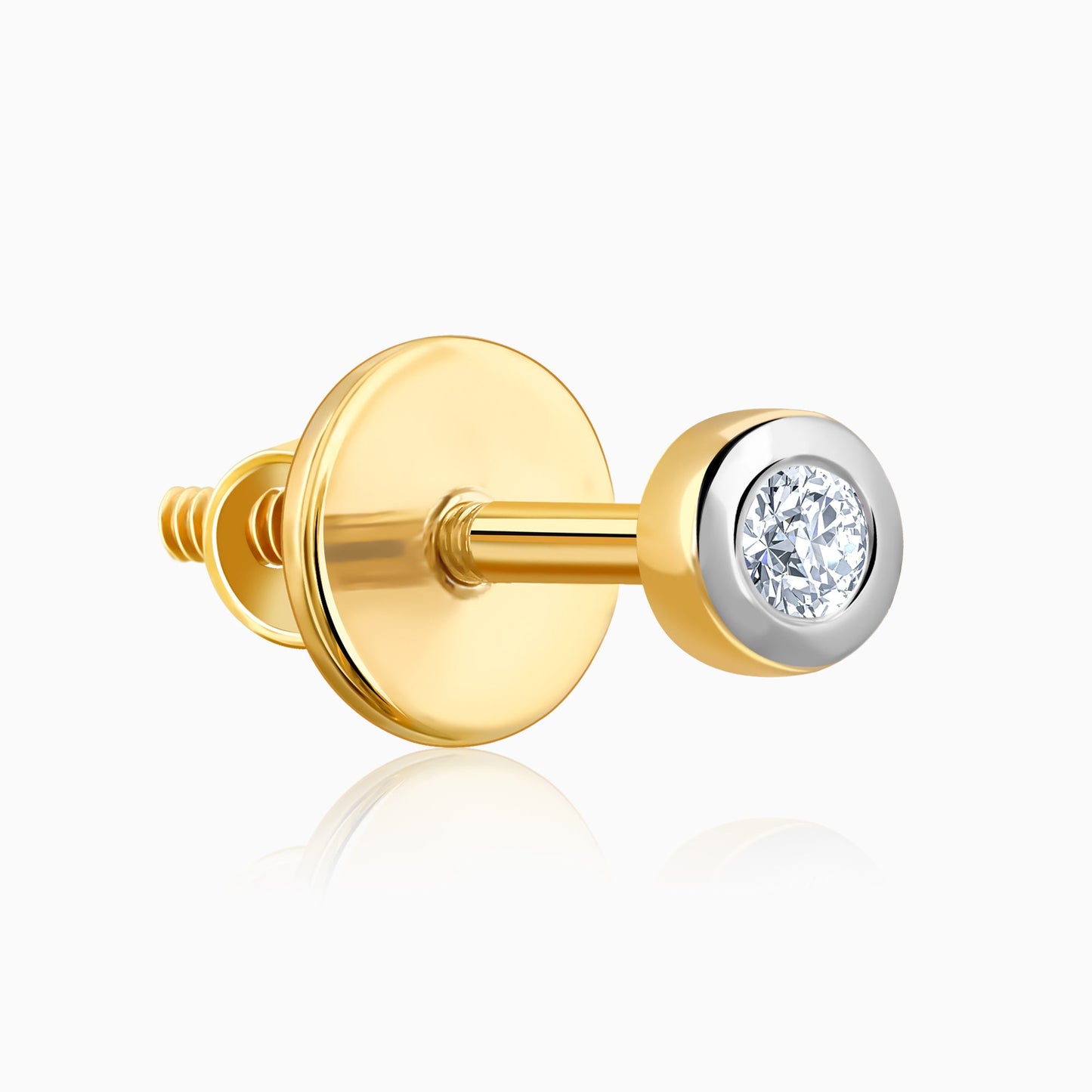 Gold Mimo Diamond Stud Earrings