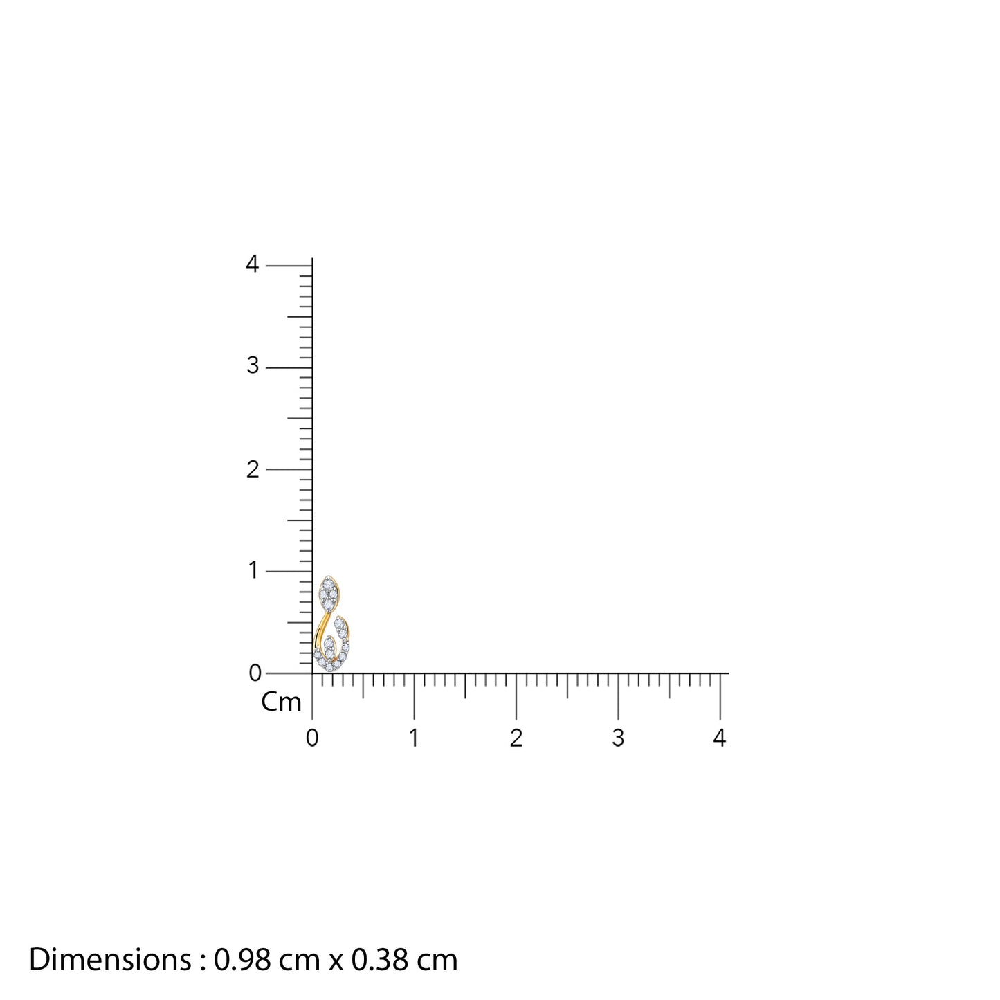 Gold Dewdrops diamond Earrings