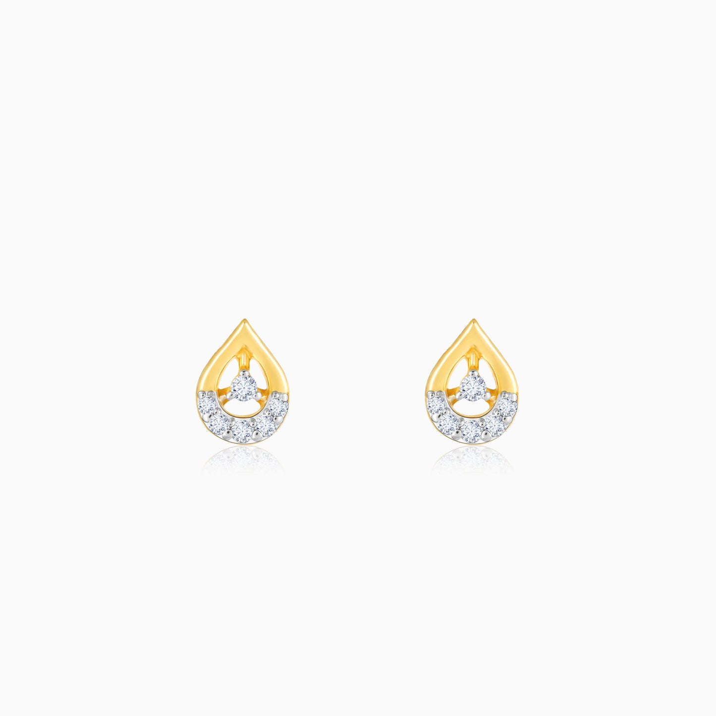 Gold Cosmic Rain Diamond Earrings
