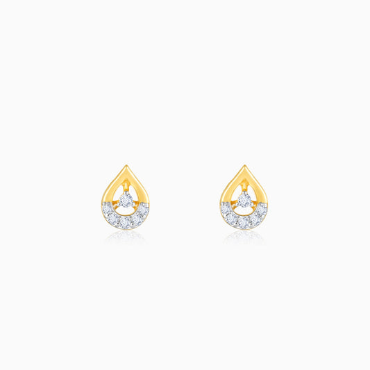Gold Cosmic Rain Diamond Earrings