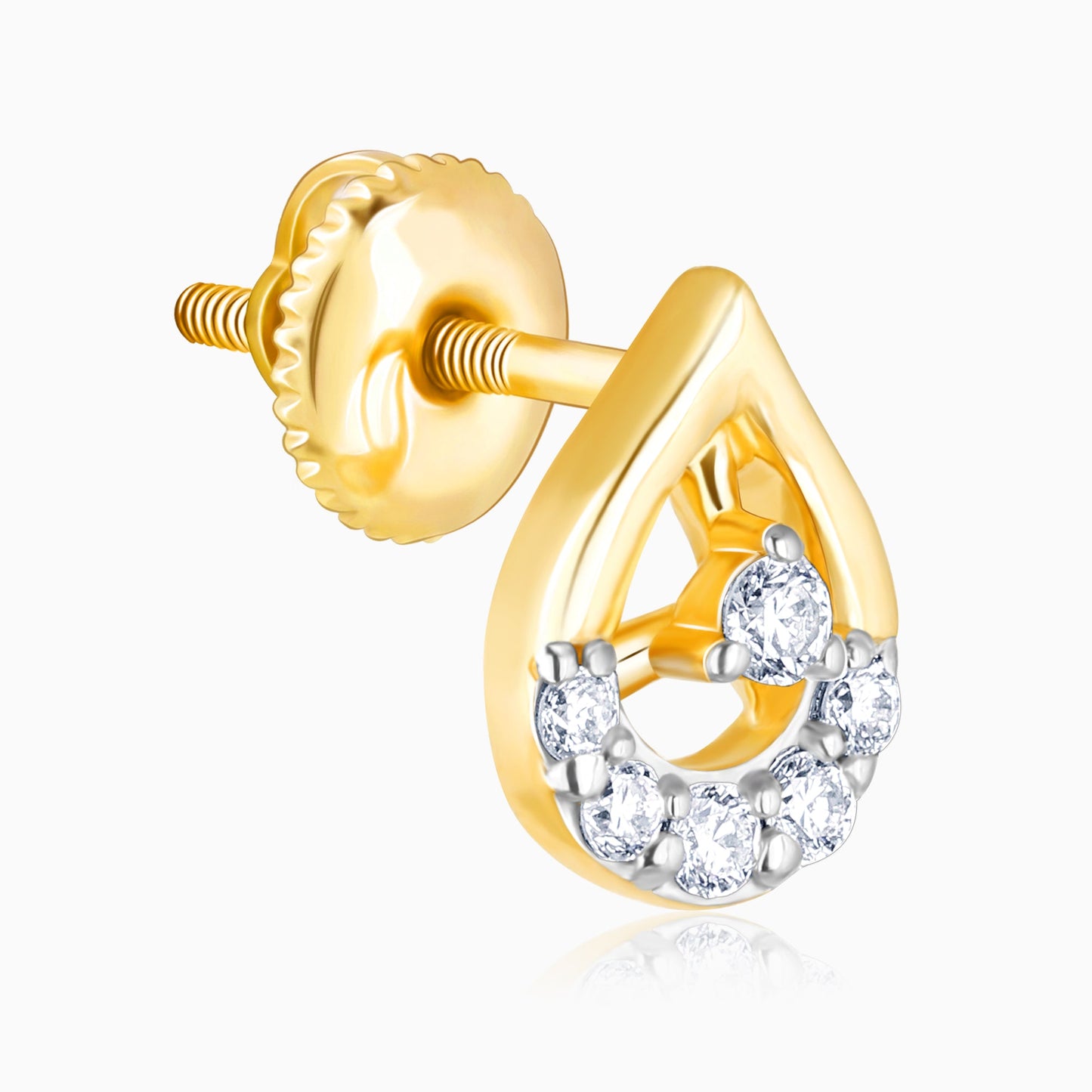 Gold Cosmic Rain Diamond Earrings
