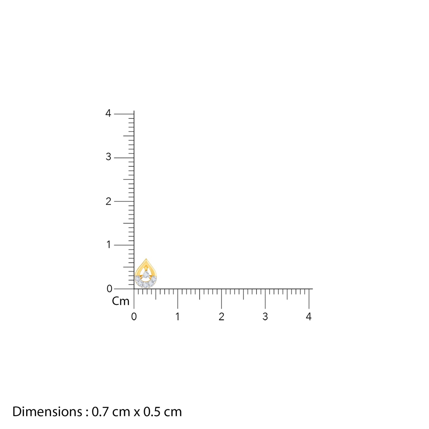 Gold Cosmic Rain Diamond Earrings