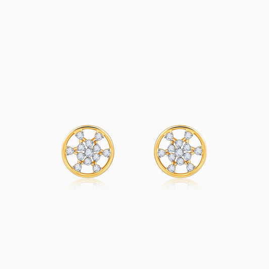 Gold Aurelle Diamond Earrings