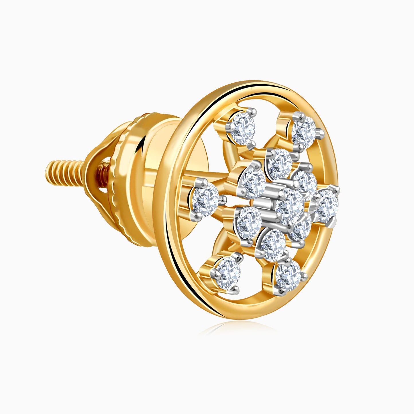 Gold Aurelle Diamond Earrings