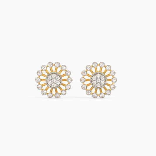 Gold Sparkler Diamond Earrings