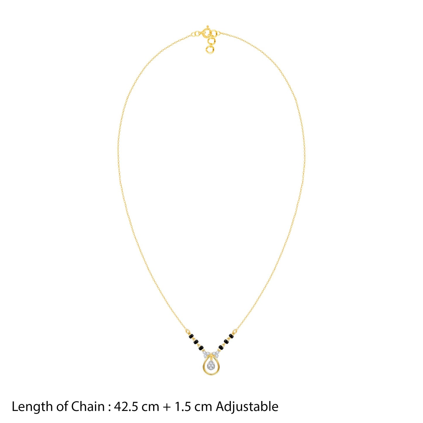 Gold Gaiety Diamond Mangalsutra