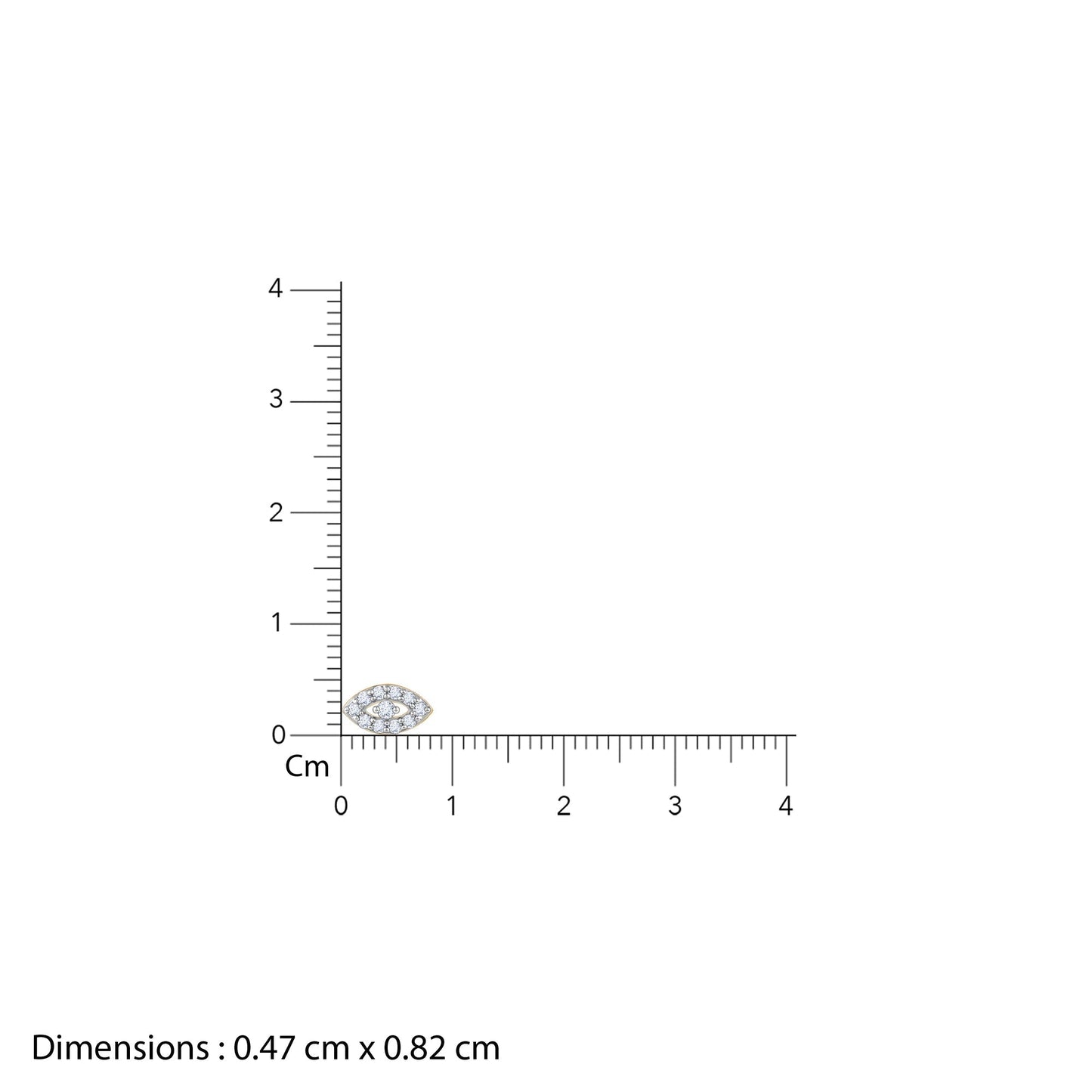 Gold Evil Eye Diamond Mangalsutra