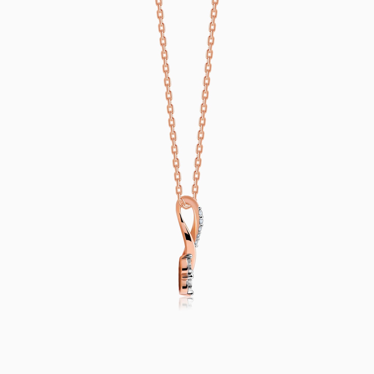 Rose Gold Beauty Diamond Pendant