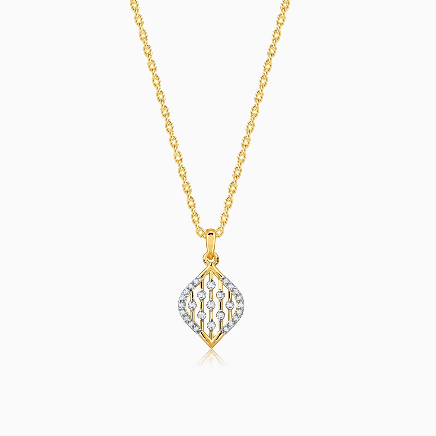 Gold Breezy Bling Diamond Pendant