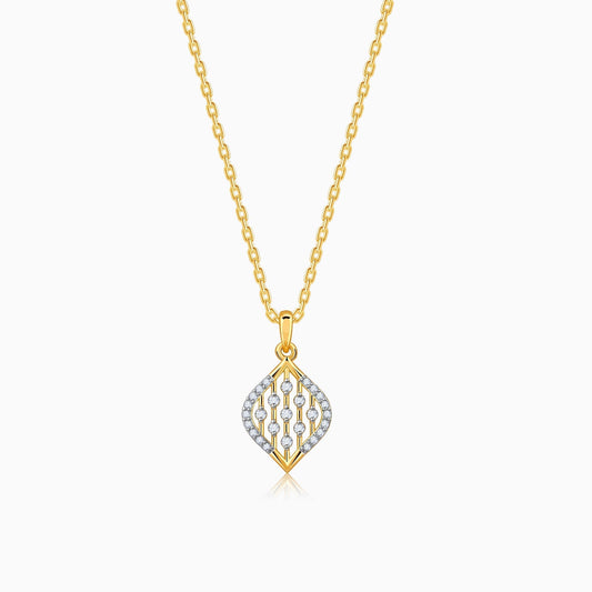 Gold Breezy Bling Diamond Pendant
