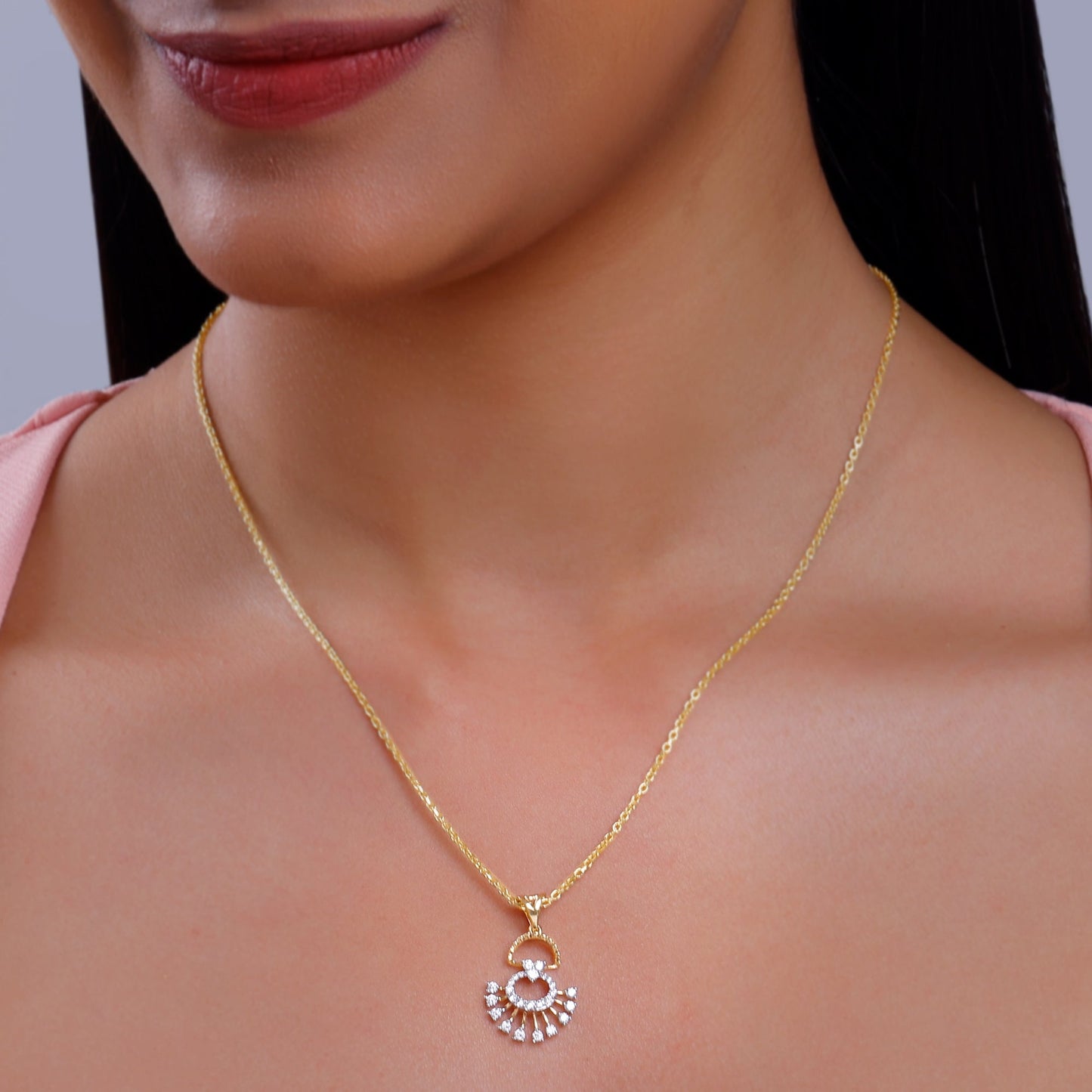 Gold Serene Moments Diamond Pendant