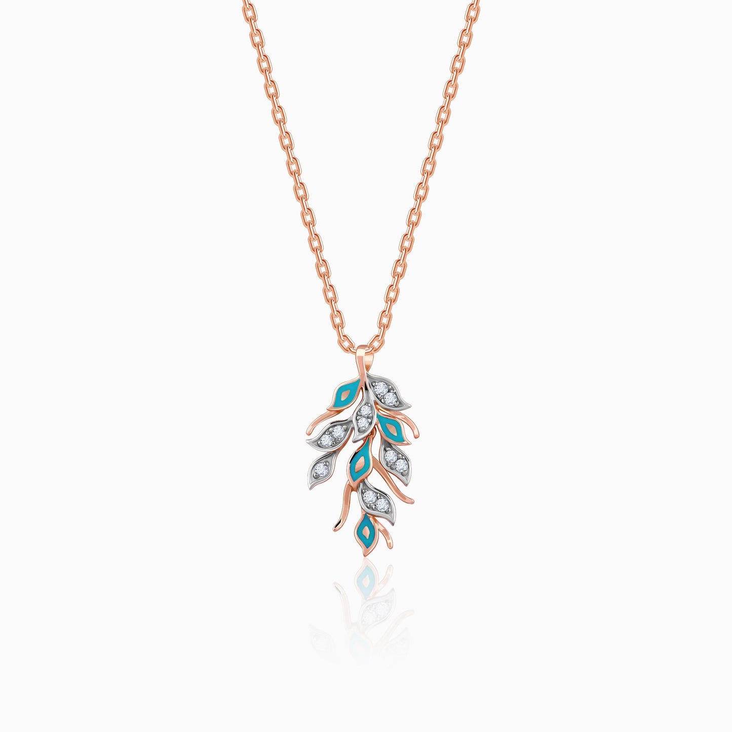 Rose Gold Niraja Diamond Pendant