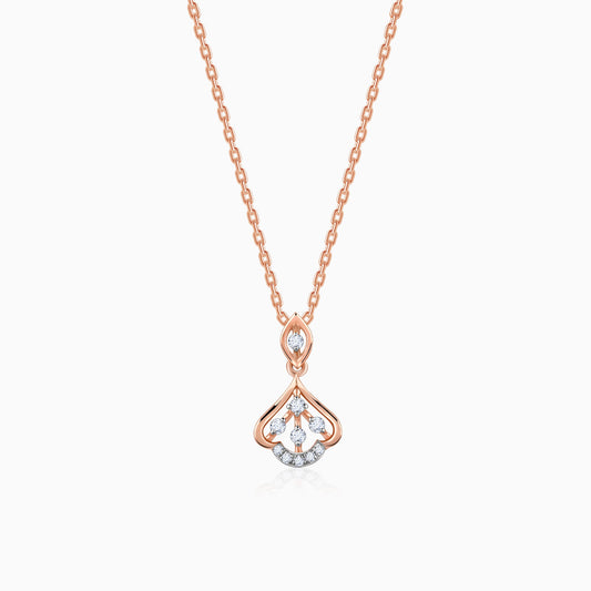 Rose Gold Visionary Shine Diamond Pendant