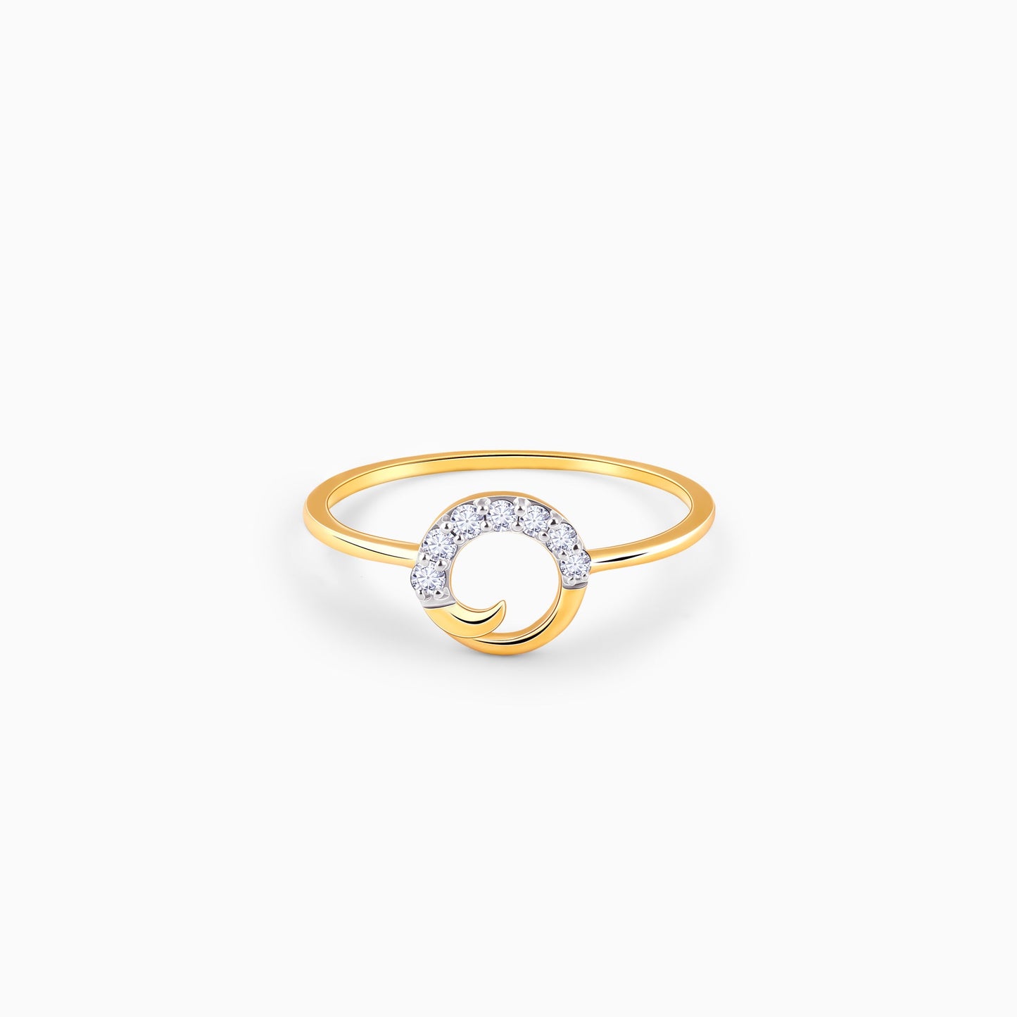Gold Cirque Diamond Ring
