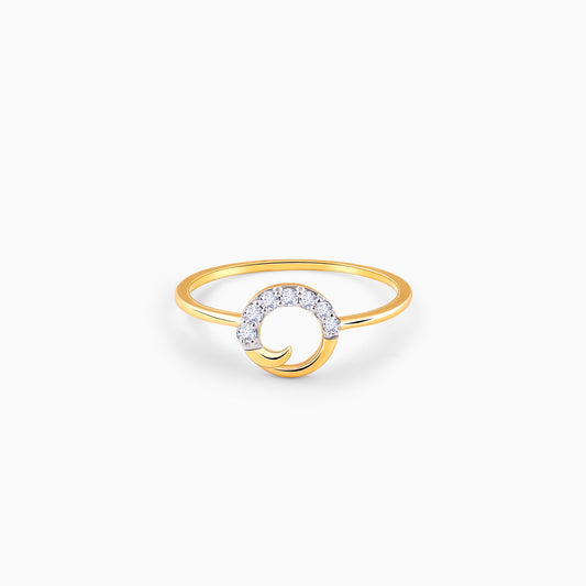 Gold Cirque Diamond Ring