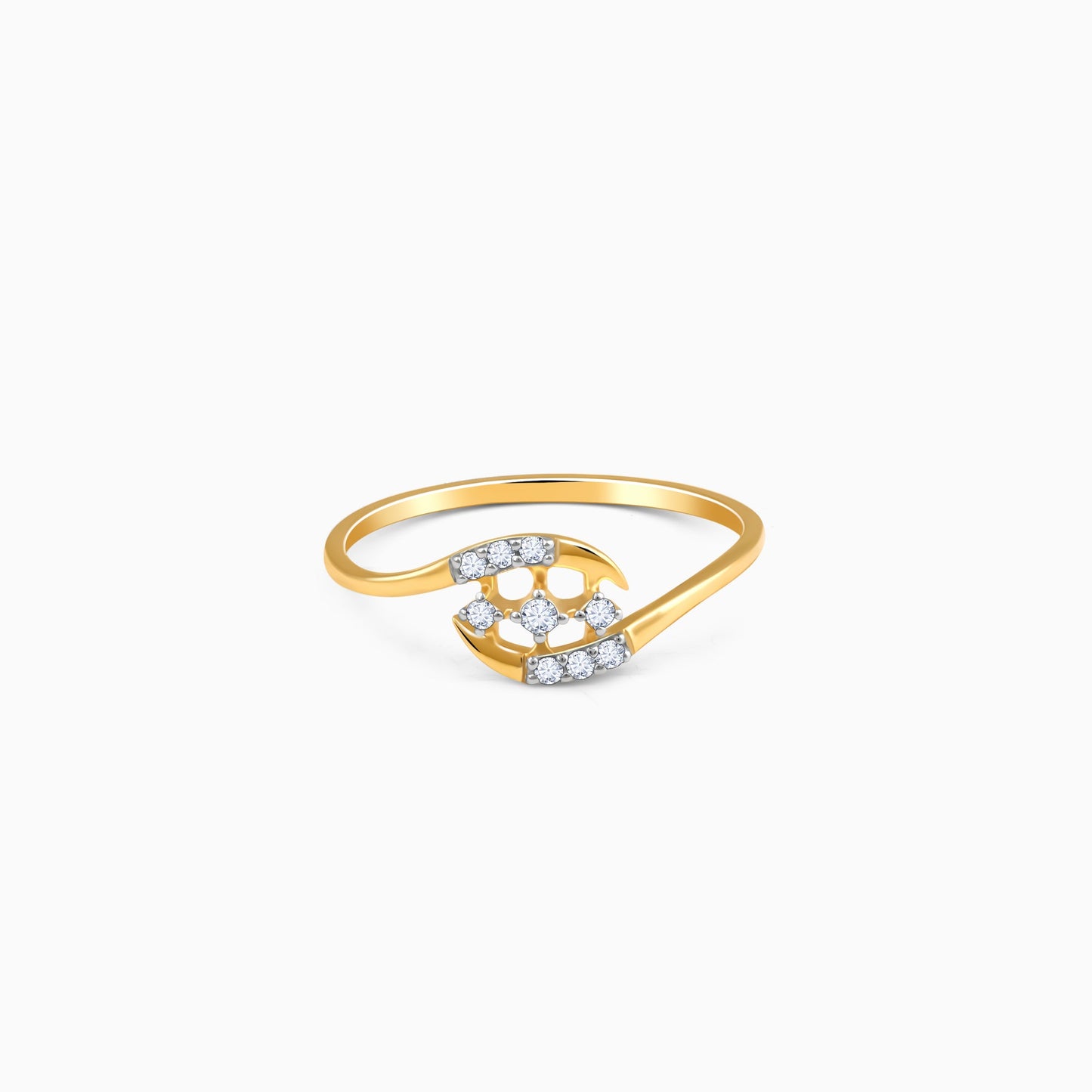 Gold Magnificent Sparkle Diamond Ring