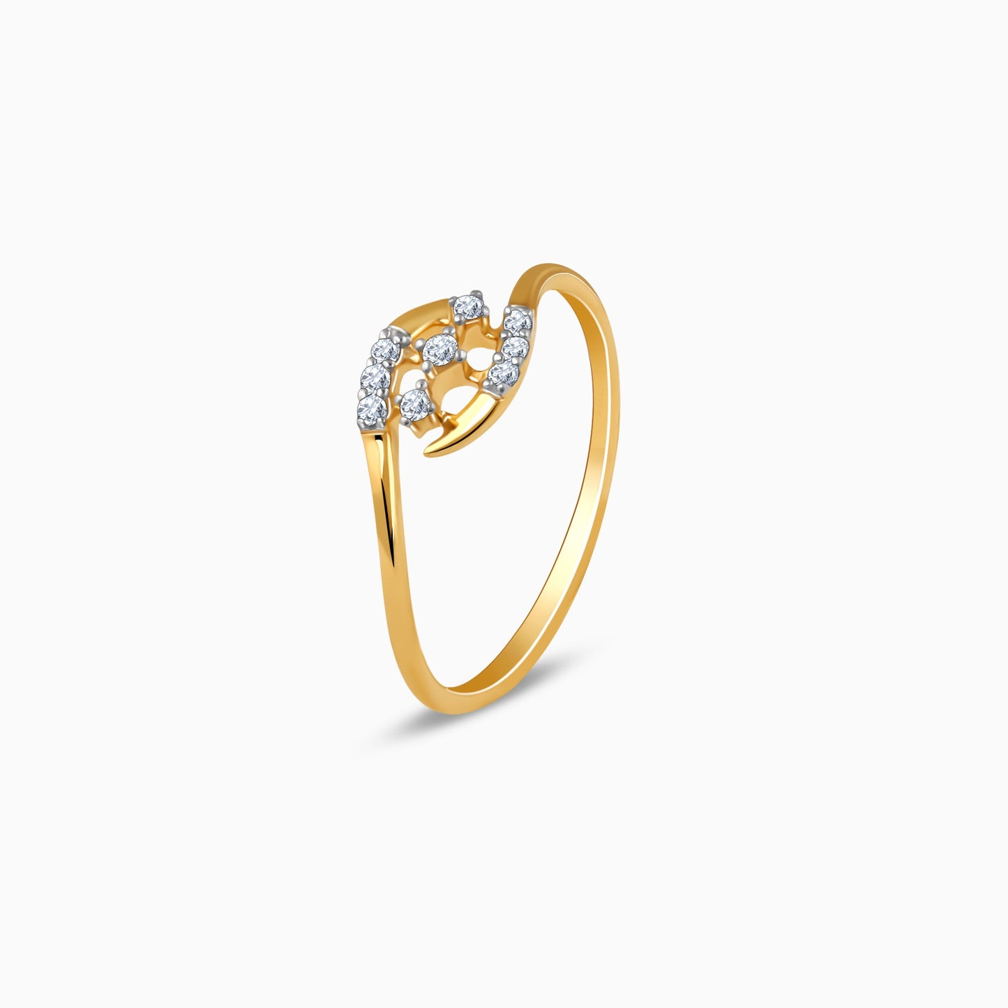 Gold Magnificent Sparkle Diamond Ring