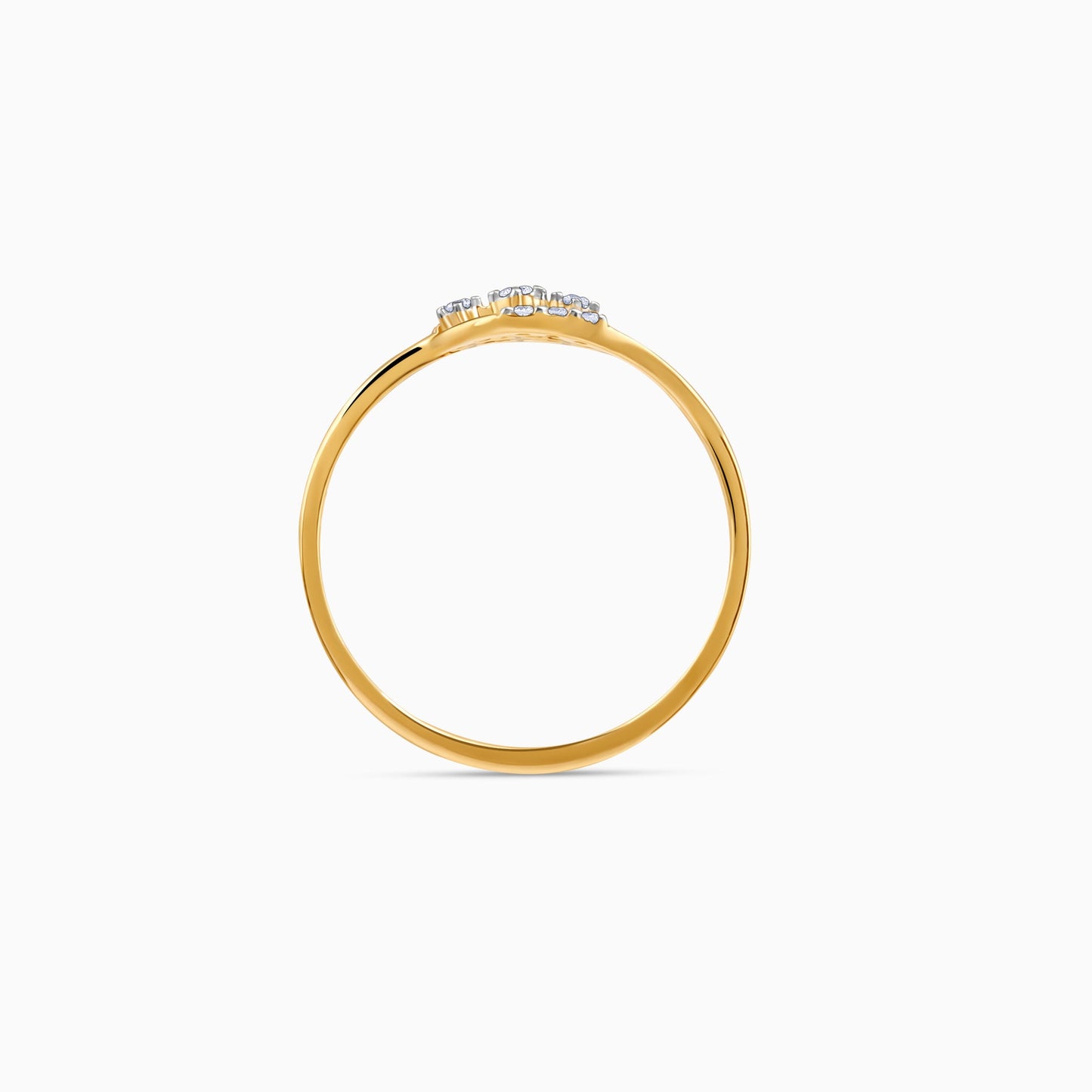 Gold Magnificent Sparkle Diamond Ring