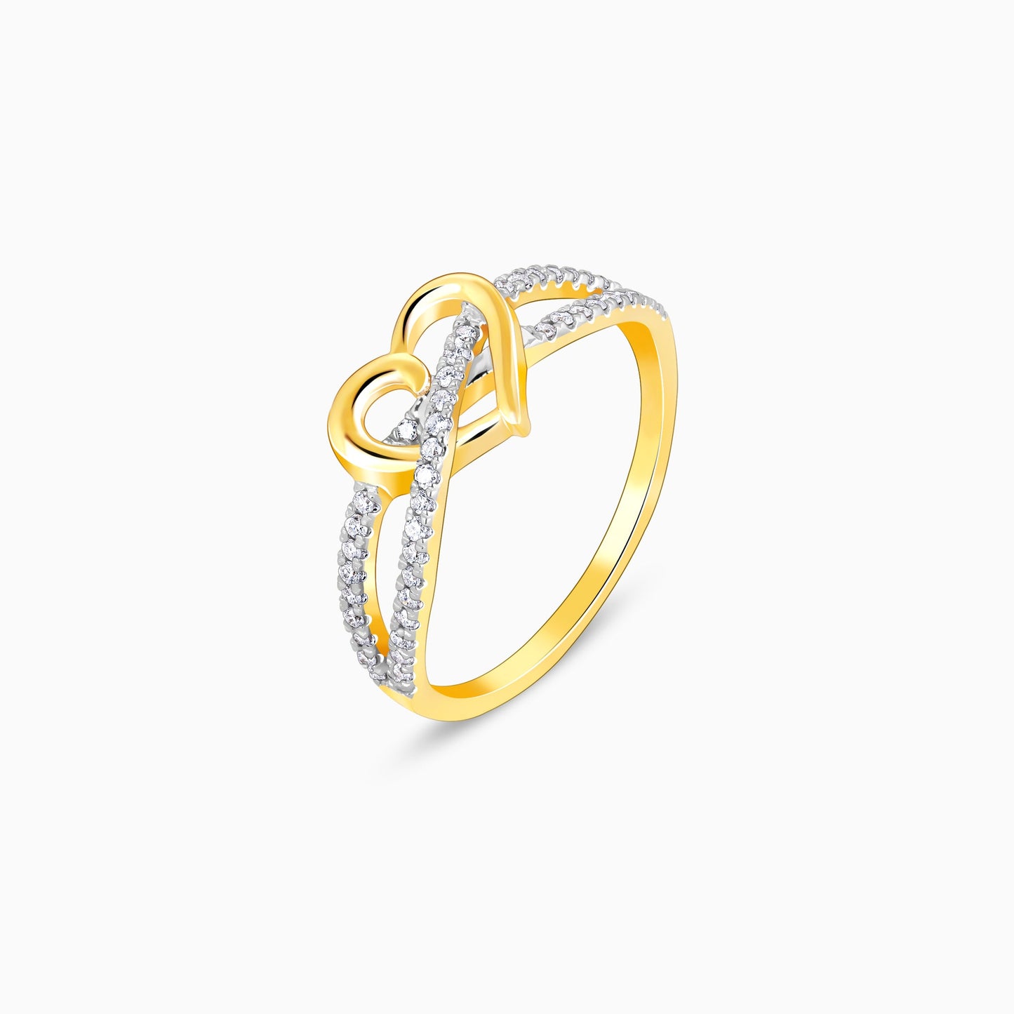 Gold Warm Embrace Diamond Ring