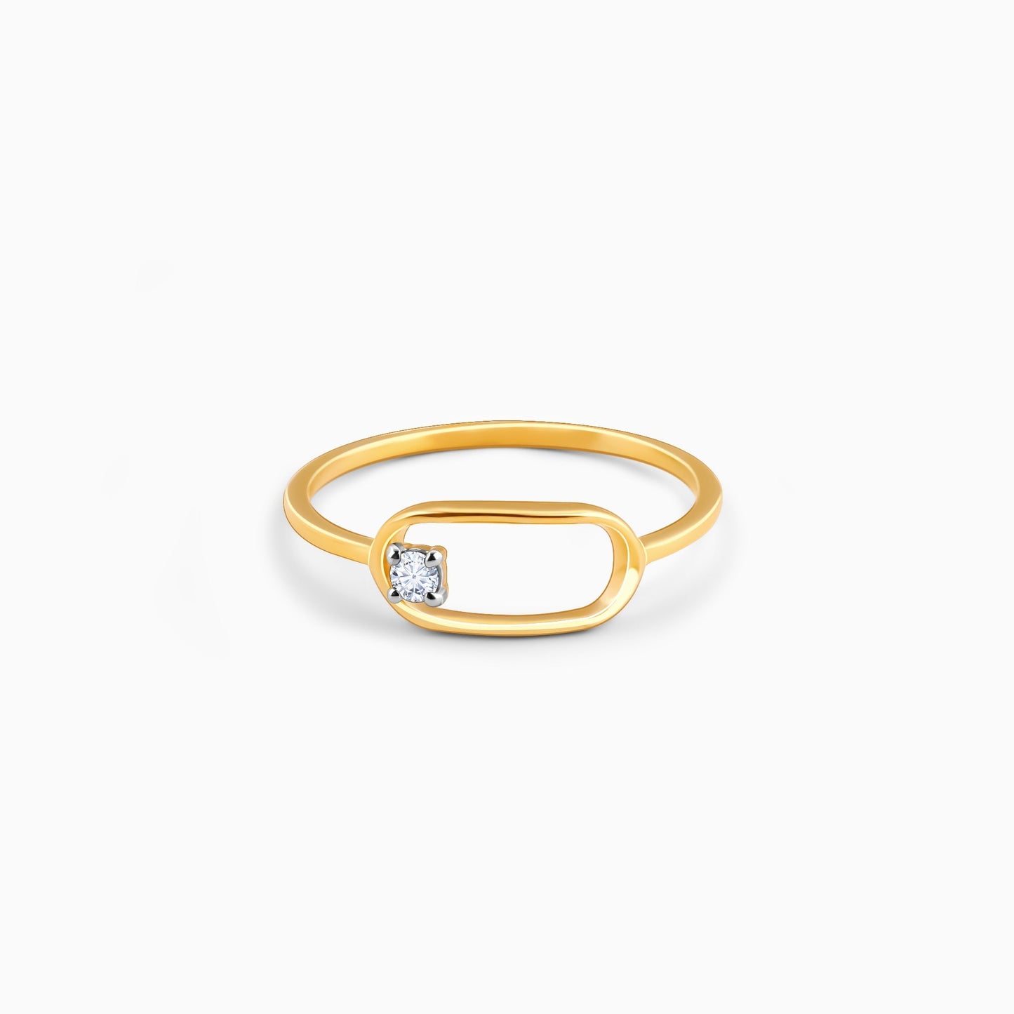 Gold Radiant Grace Diamond Ring