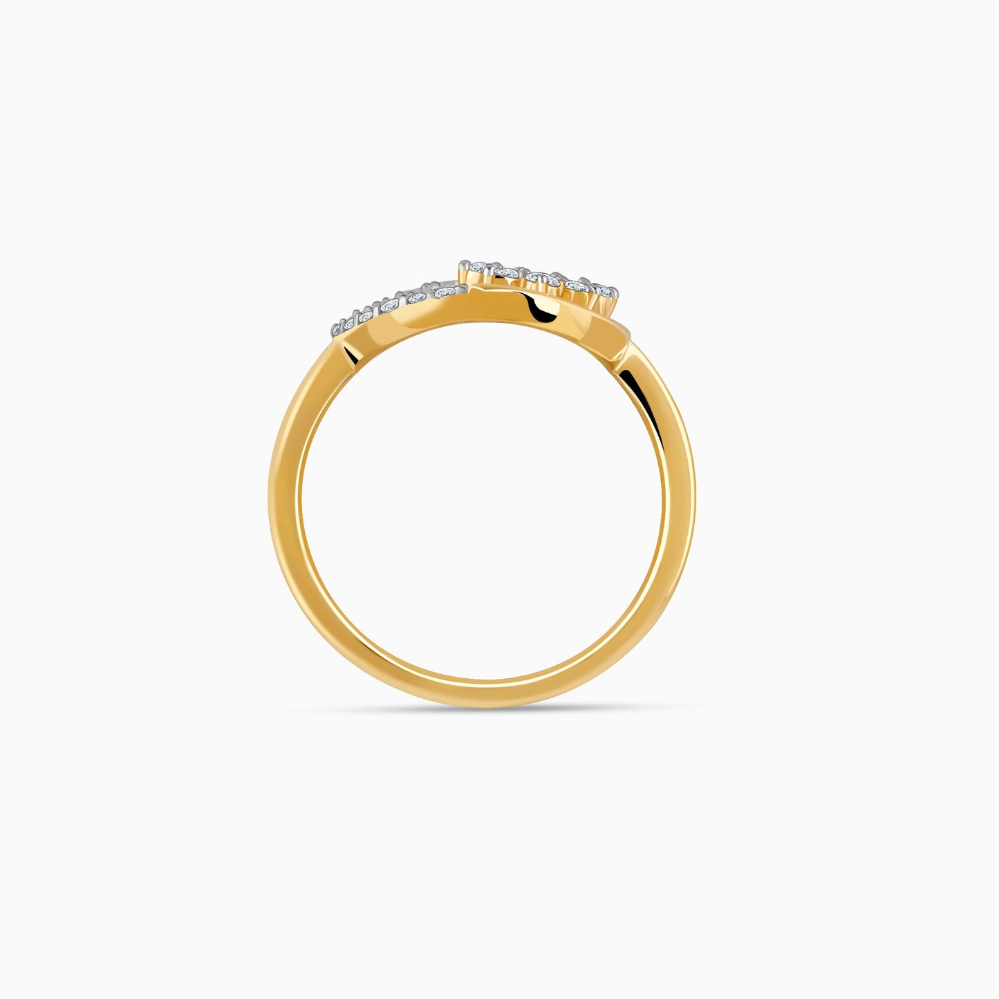Gold Serene Flora Diamond Ring