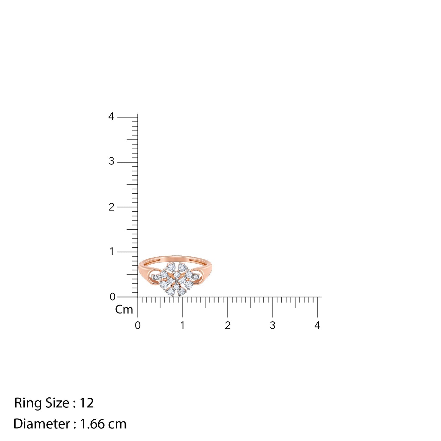 Rose Gold Nivara Diamond Ring