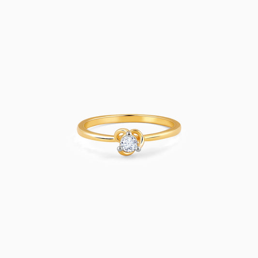 Gold Glamorous Grace Diamond Ring