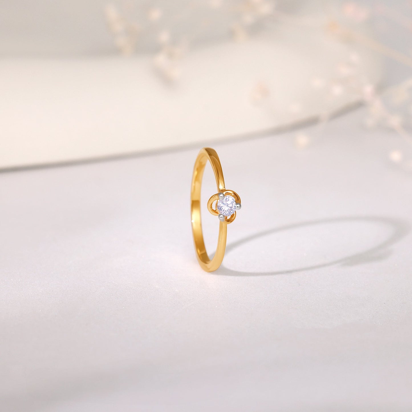 Gold Glamorous Grace Diamond Ring