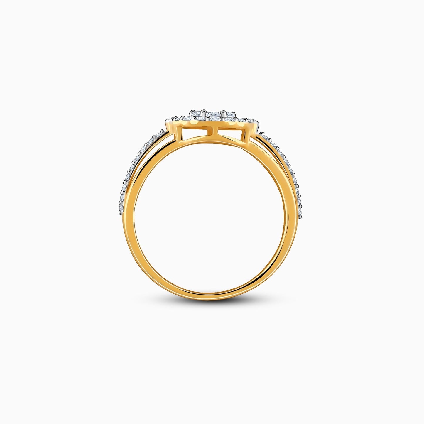 Gold Epireal Diamond Ring