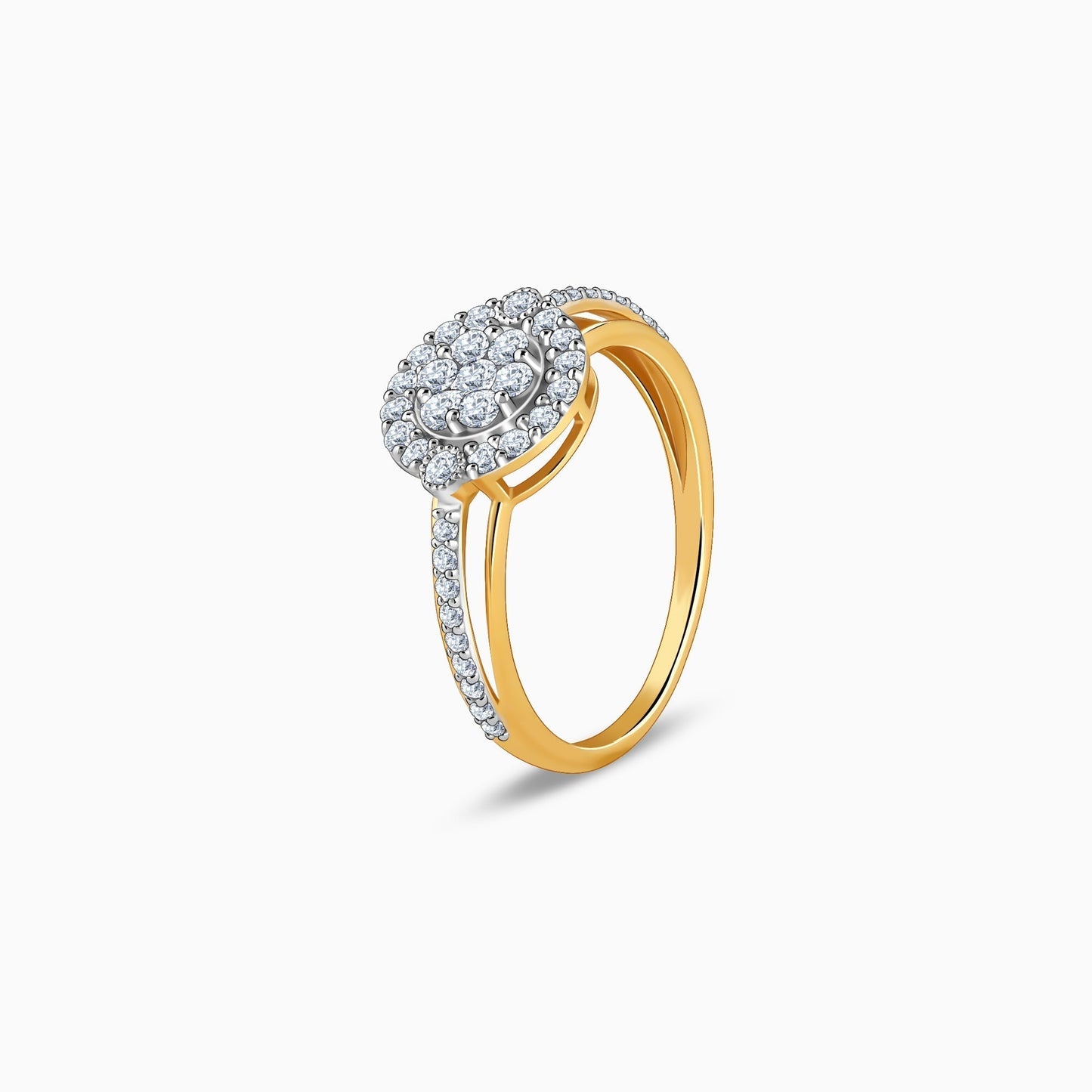 Gold Epireal Diamond Ring