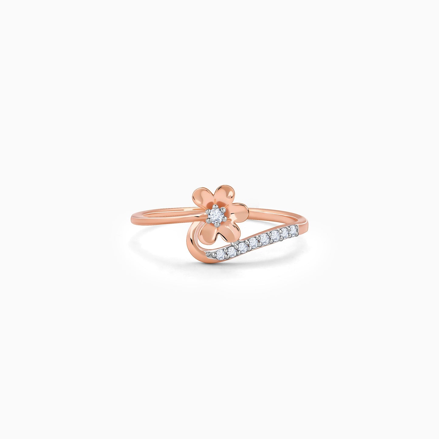 Rose Gold Whisper Diamond Ring