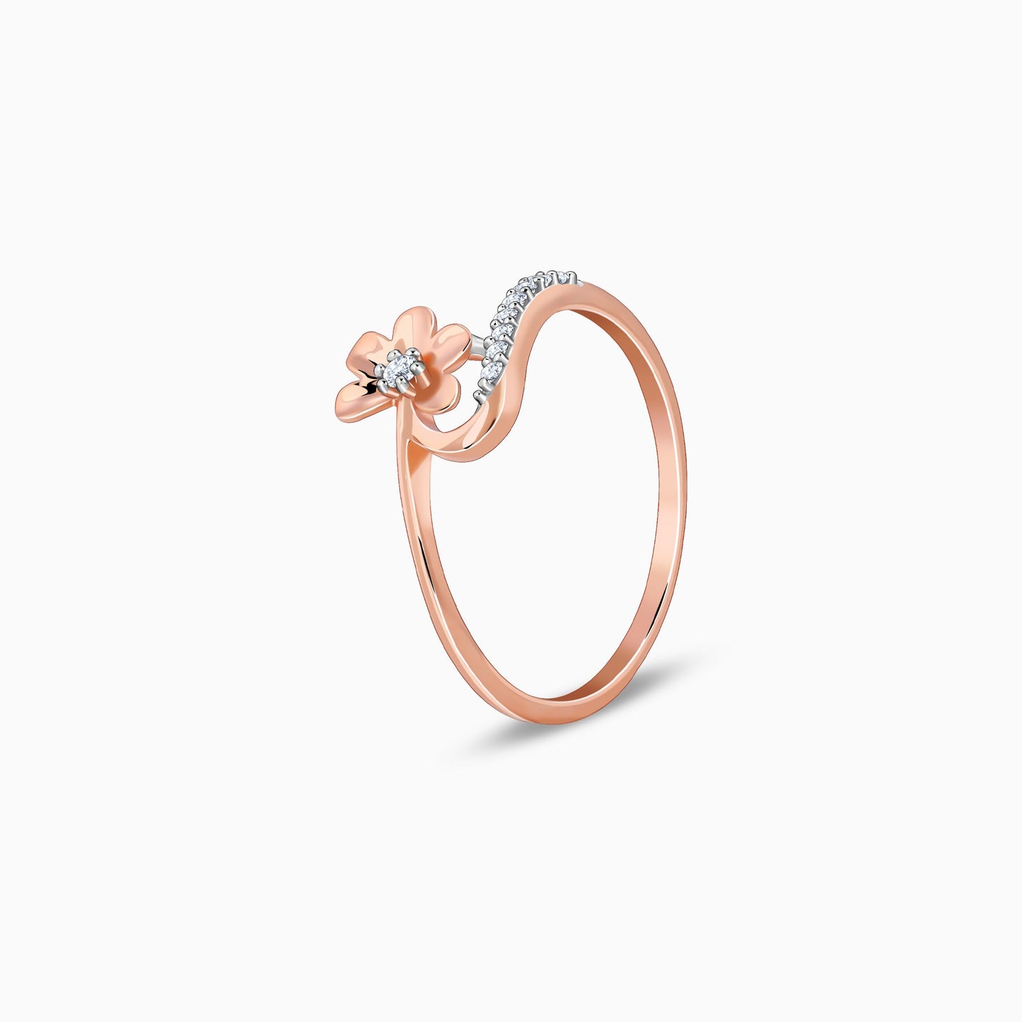 Rose Gold Whisper Diamond Ring