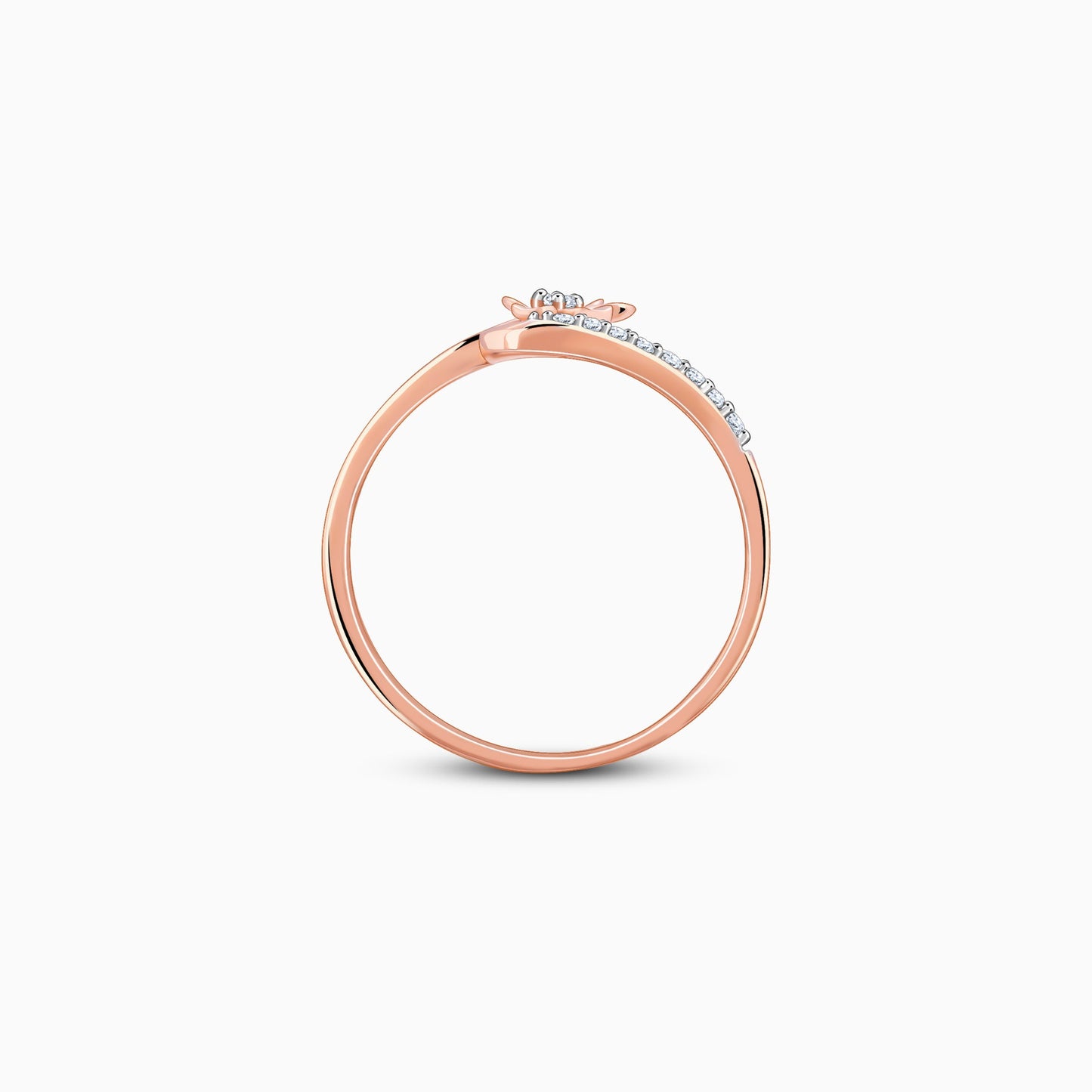 Rose Gold Whisper Diamond Ring