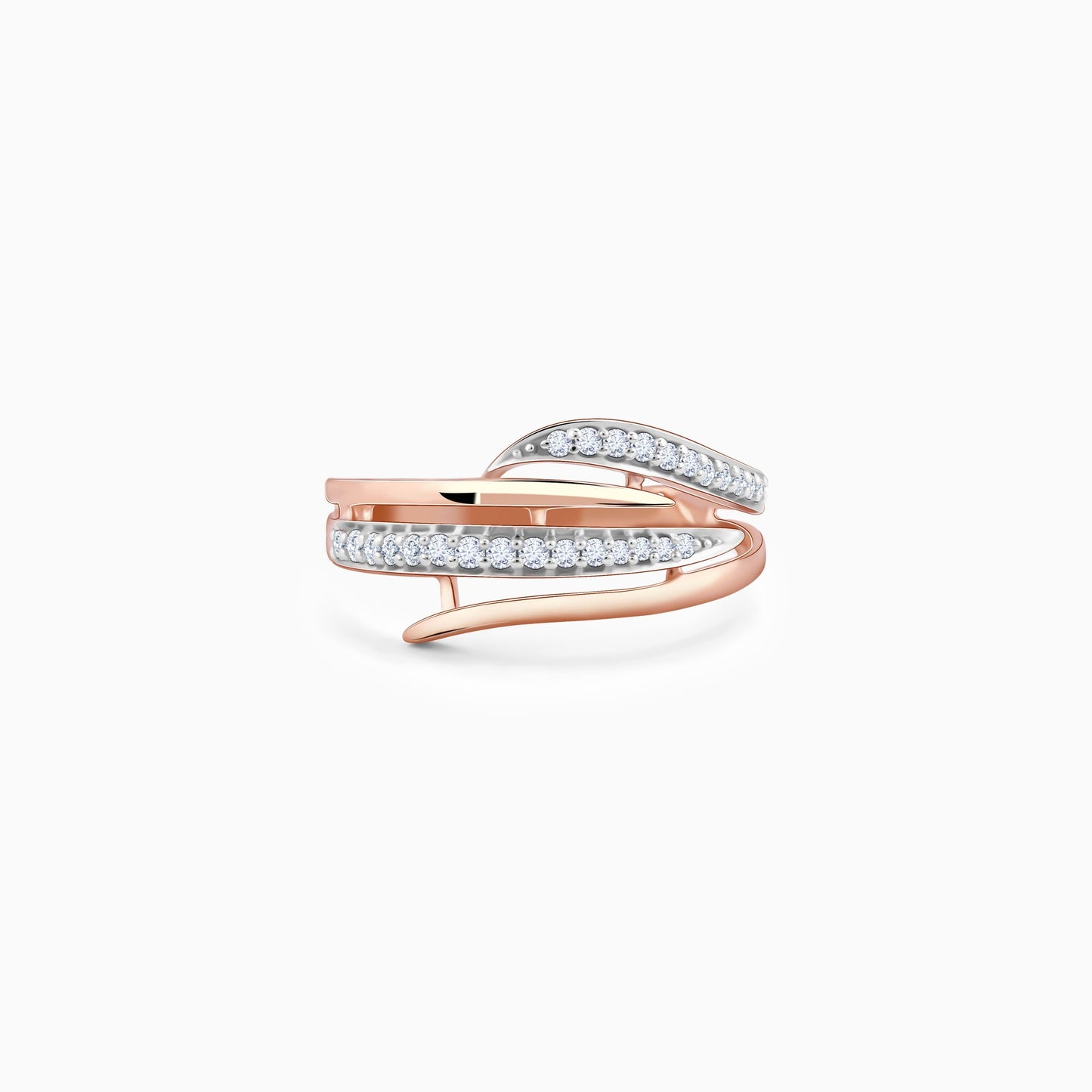 Rose Gold Ethereal Enigma Diamond Ring