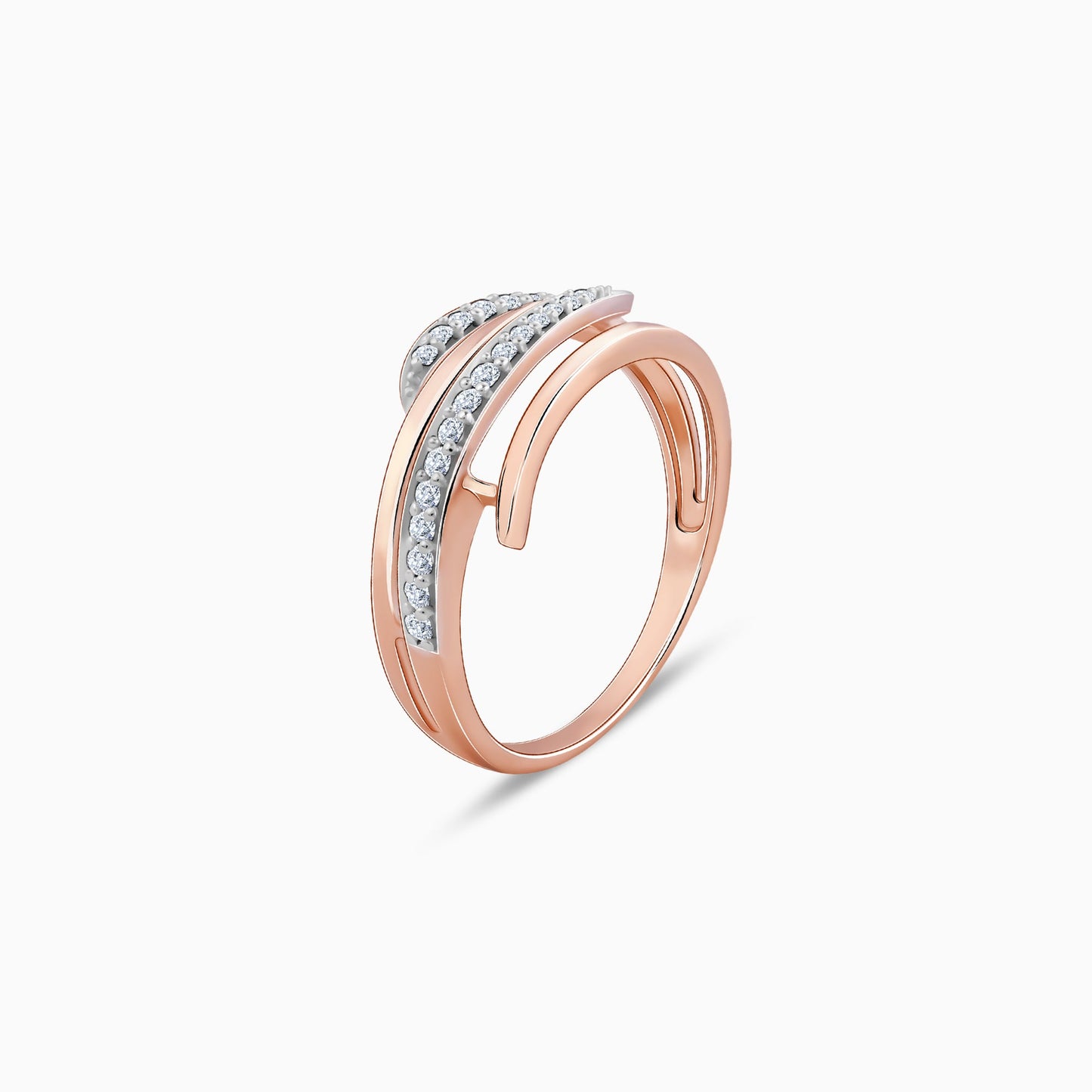 Rose Gold Ethereal Enigma Diamond Ring