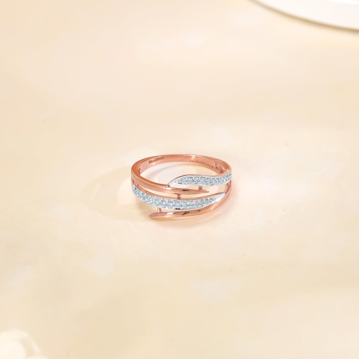 Rose Gold Ethereal Enigma Diamond Ring