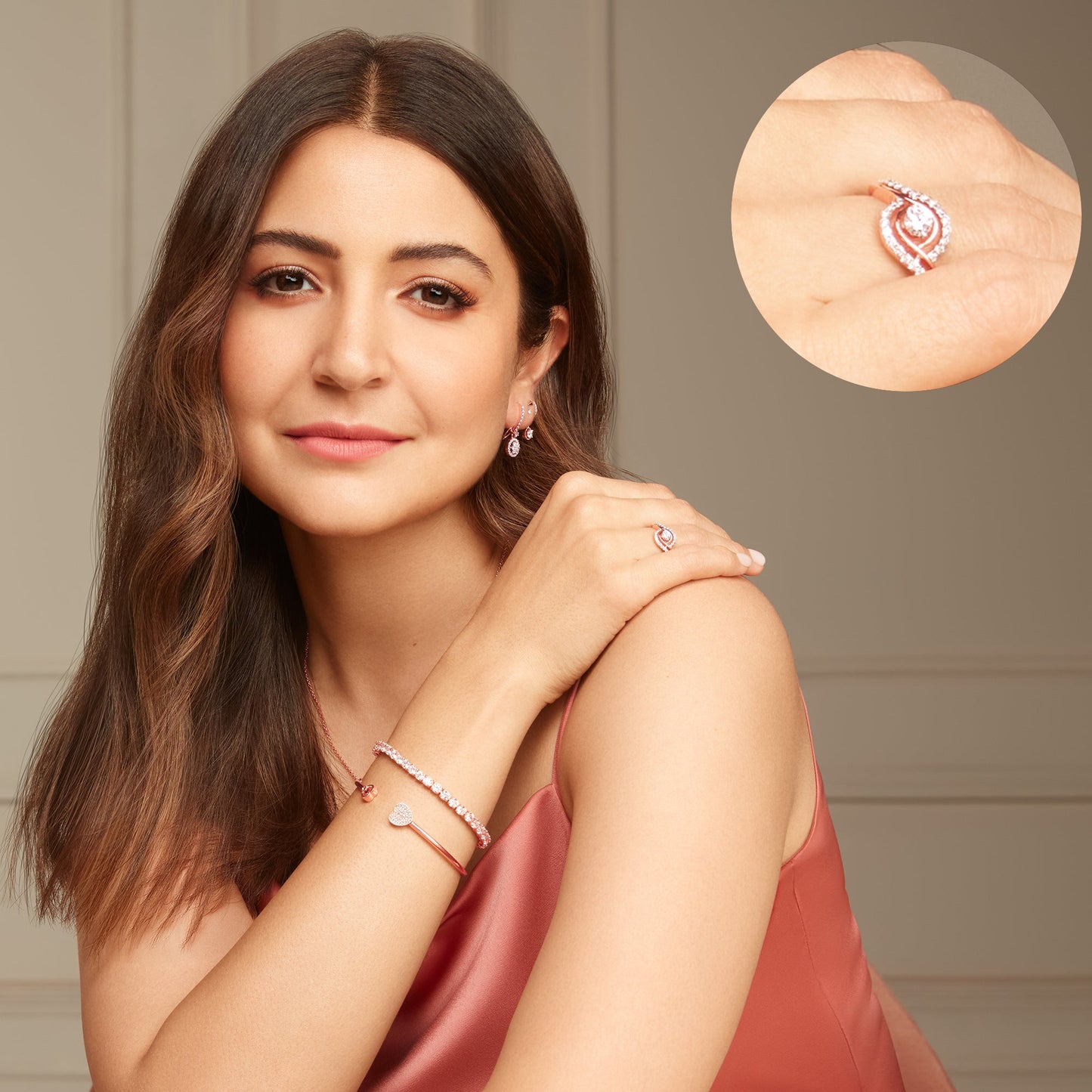 Rose Gold Rhea Solitaire Diamond Ring