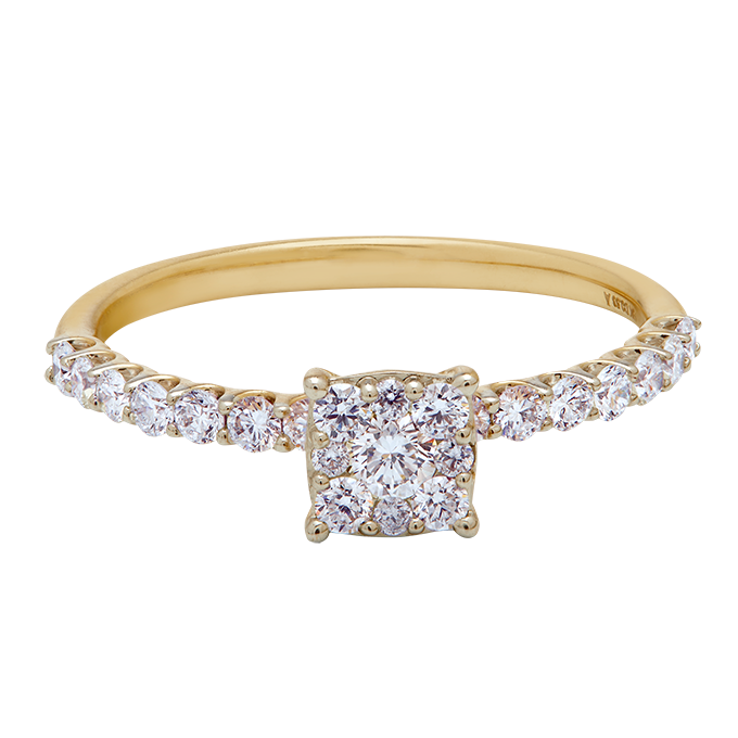 Aukera - Ascend Bridge Solitaire Ring