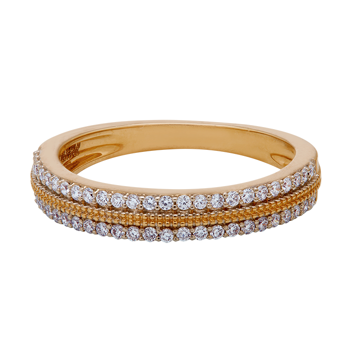 Aukera - Aurelin Dual Pavé Band