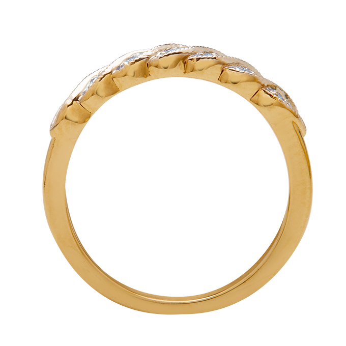 Aukera - Serene Twist Diamond Band